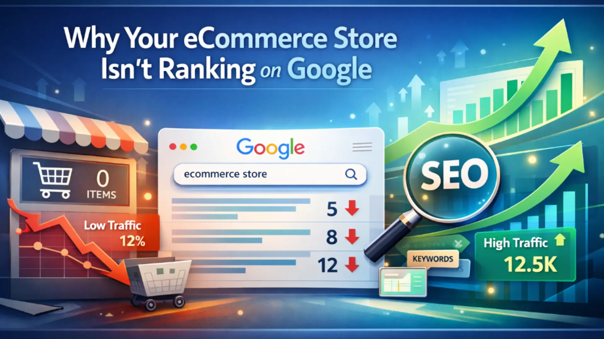 Why Your eCommerce Store Isn't Ranking on Google And How We Fix It