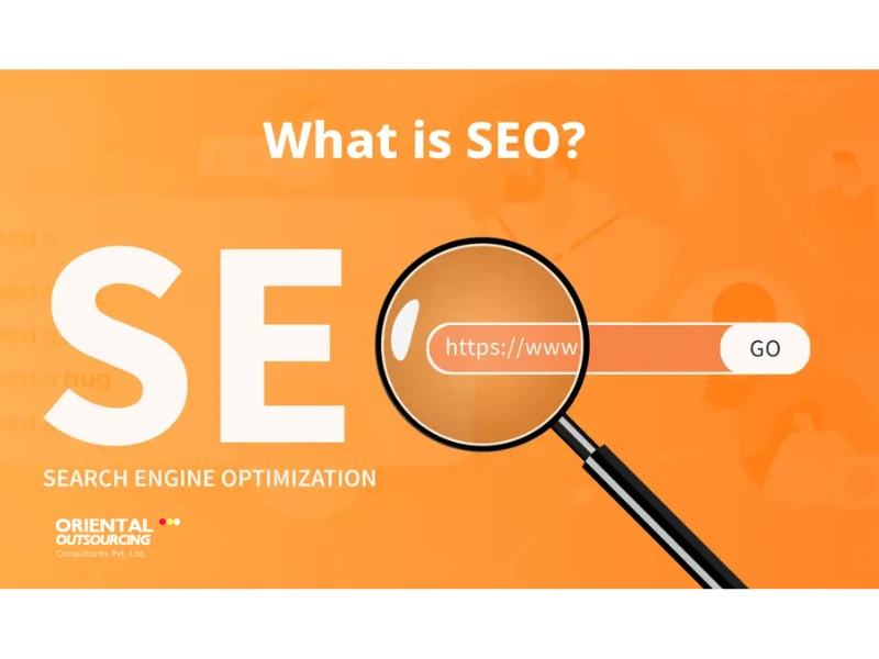 What is SEO in 2026 – visual explaining search engine optimization and how websites improve visibility in Google search results.